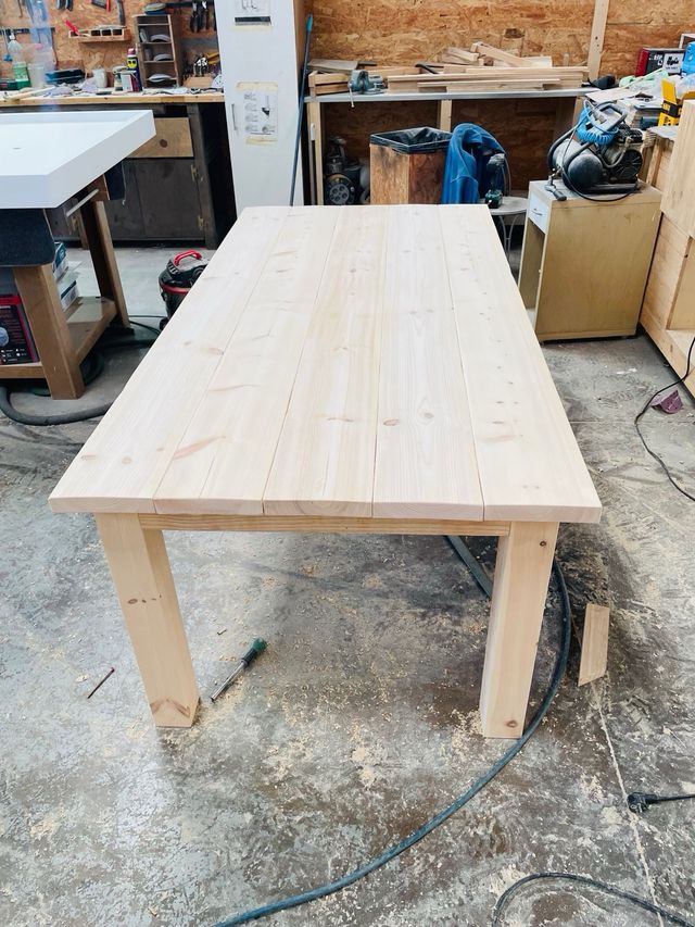 Mesa rústica 200x80x75