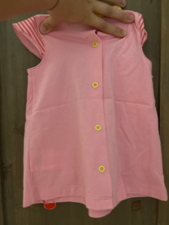 Vestido rosa para bebés 3meses