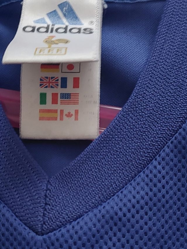 CAMISETA ORIGINAL SELECCIÓN FRANCIA 2002