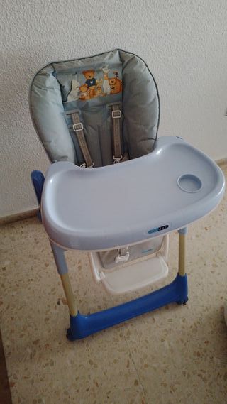 Lote infantil complet. Trona, parque, elevador OMP