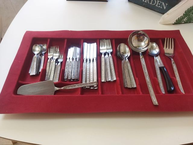 Cubertería vintage.