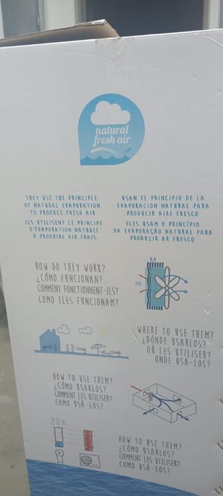 aparato de aire acondicionado con agua