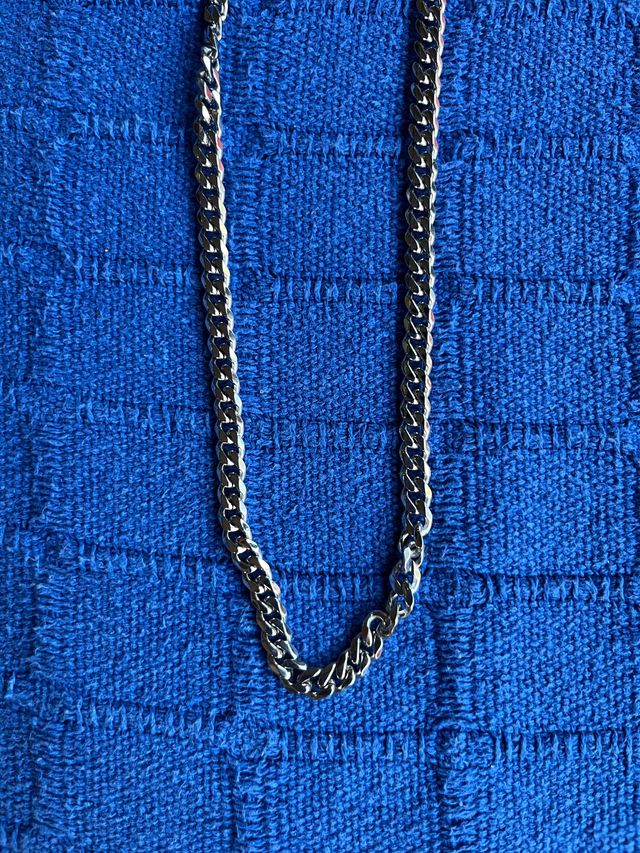 collar hombre brave cubana acero inox