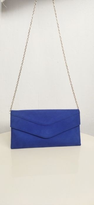 Zapatos de tacón azules 38 + bolso sobre 