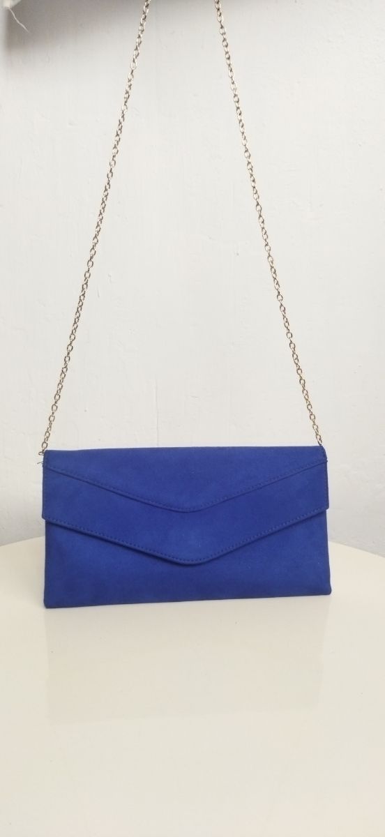 Zapatos de tacón azules 38 + bolso sobre 