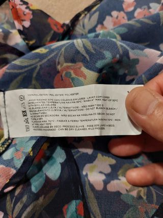 Blusa de flores T XL