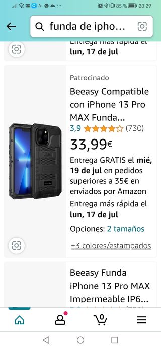 Funda waterproof de iphone 13 pro max