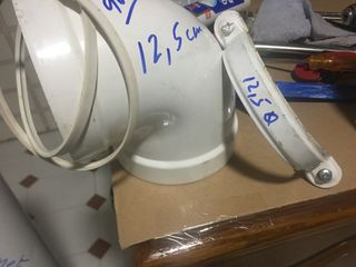 Lote de tubos y accesorios salida humos calentador