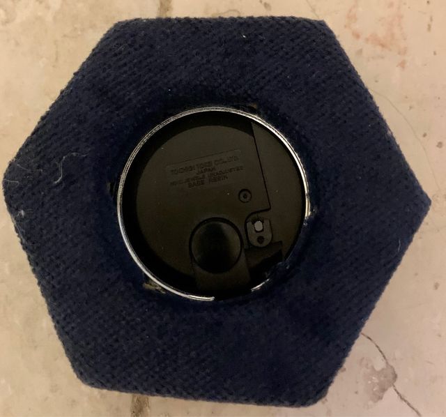 Mini orologio cornice handmade silver plated