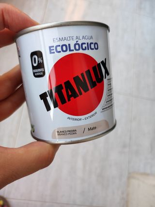 Pintura titanlux blanco piedra mate 250ml
