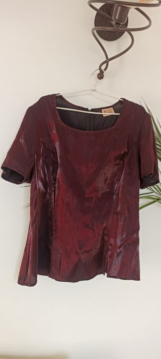 Blusa manga corta Pilar Rueda