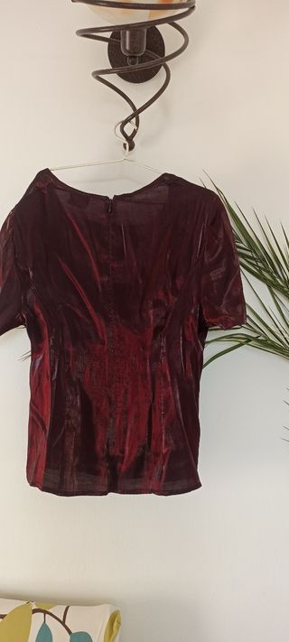 Blusa manga corta Pilar Rueda