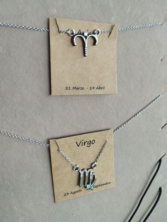 Colgantes horoscopo plata ley