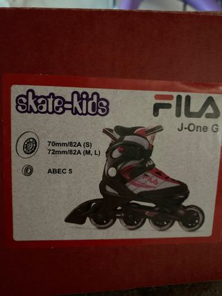 Patines en línea fila niña