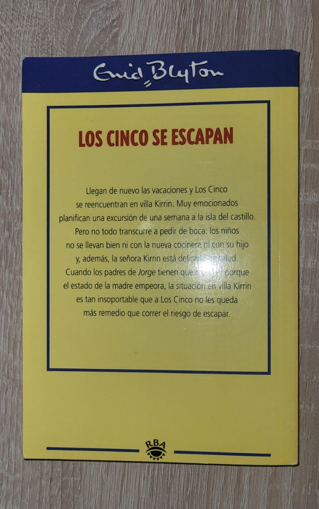 3 Libros de LOS CINCO de Enyd Blyton