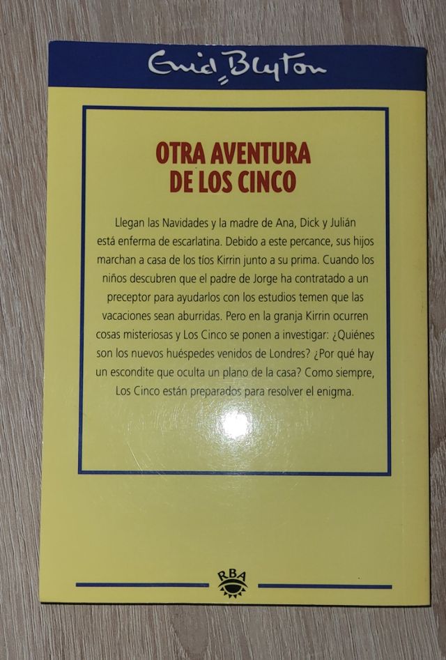 3 Libros de LOS CINCO de Enyd Blyton