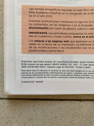 Libro Matemáticas académicas 4º ESO Anaya