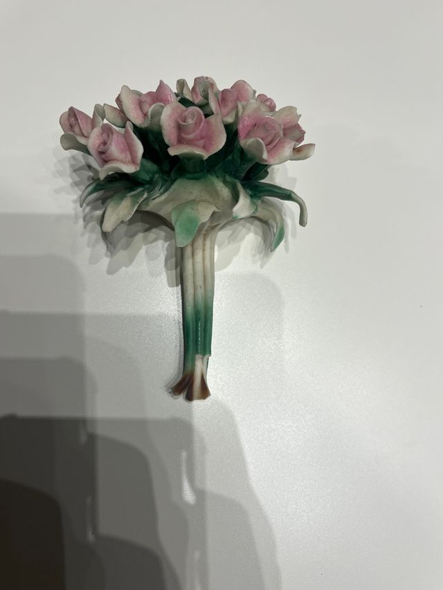 bouquet fiori porcellana Capodimonte