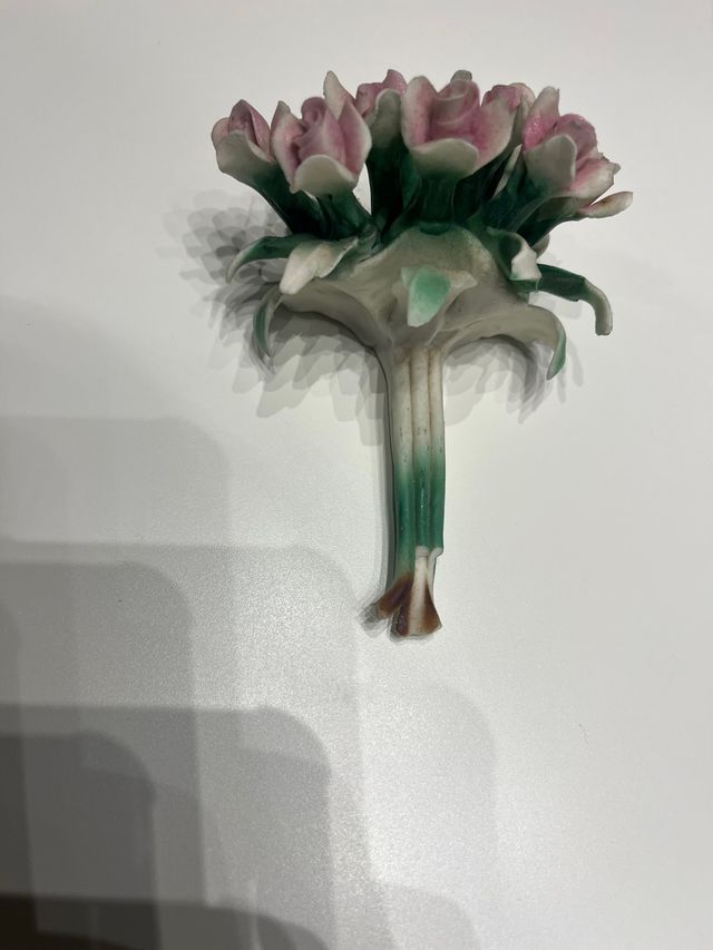 bouquet fiori porcellana Capodimonte