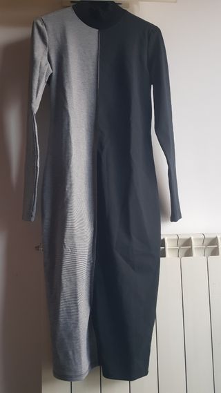 Vestido largo elástico