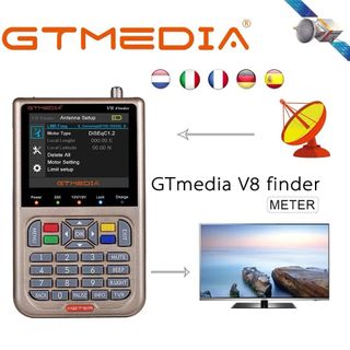 GTMEDIA-V8 Meter buscador de satélite Digital