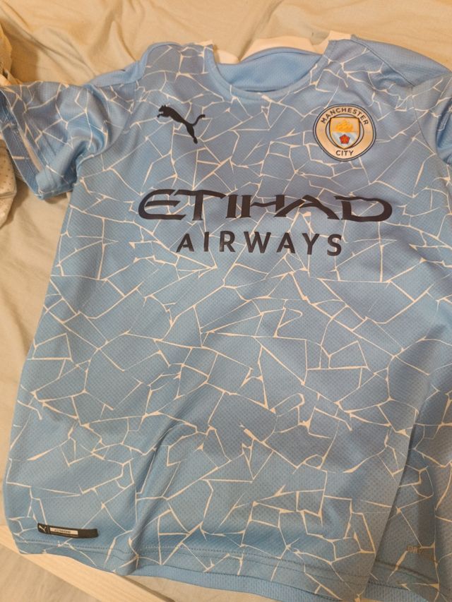 Camiseta futbol Manchester city VERDADERA