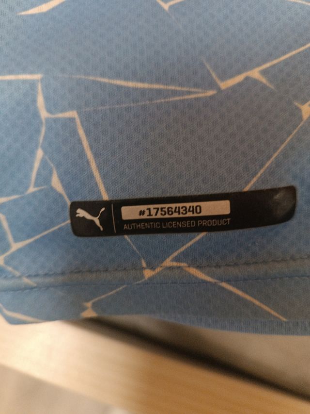 Camiseta futbol Manchester city VERDADERA