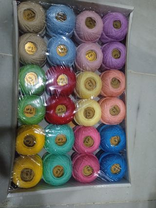 caja de hilo de ganchillo n5