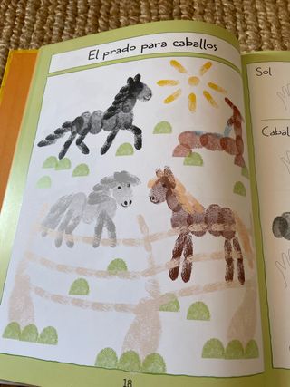 Mi libro para dibujar con huellas digitales