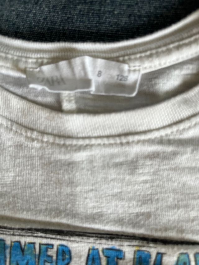 5 camisetas + camisa niño 6-9 años