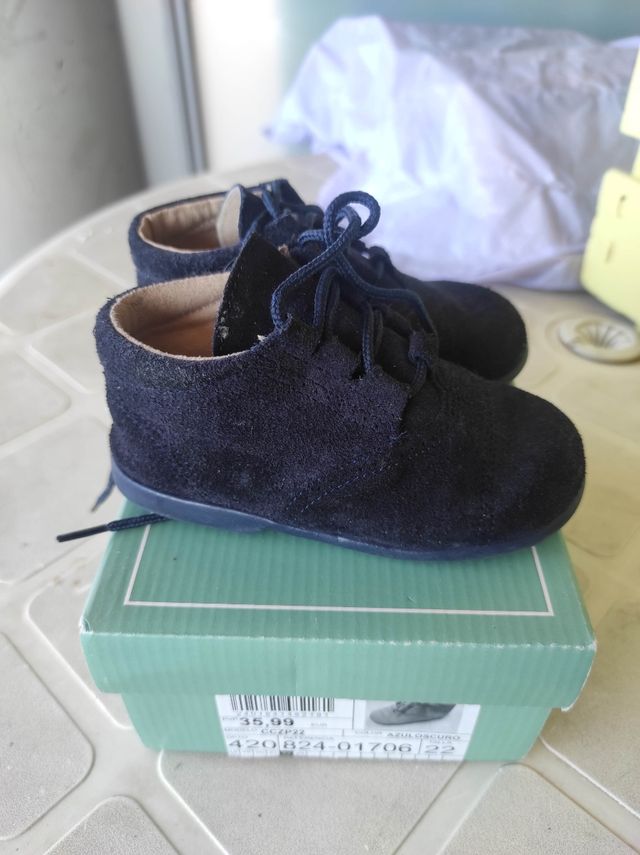 Zapatos azul talla 22