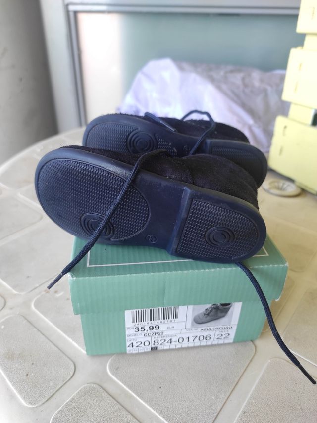 Zapatos azul talla 22