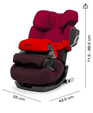 Silla niños coche grupo 1/2/3 Cybex Pallas isofix 