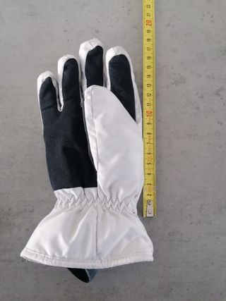 Guantes De Apreski Blancos Y Negros