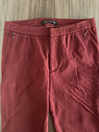 Leggings color vino