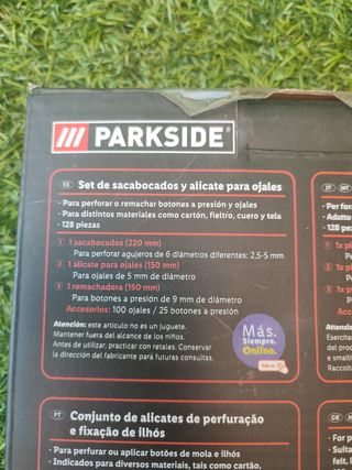 Set di bocchini e pinze per occhielli