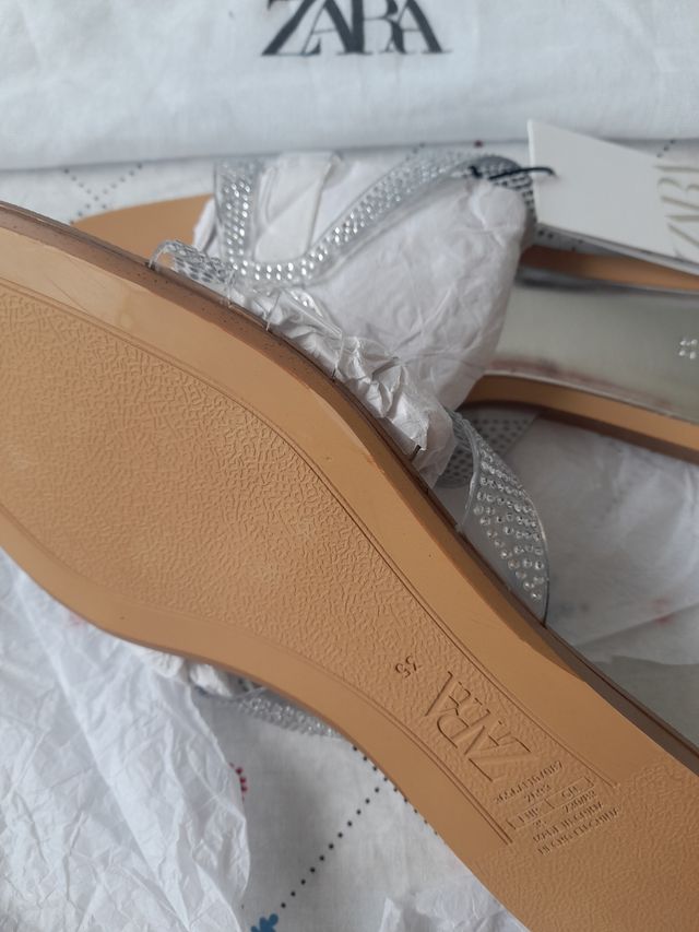 sandalias de zara