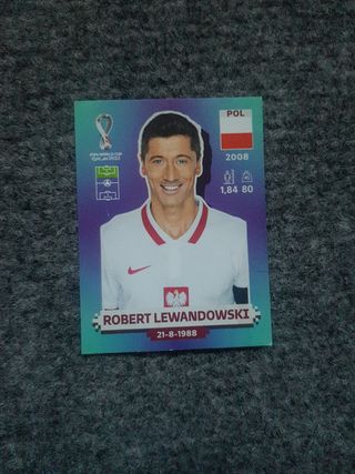 Cromo de Lewandowski