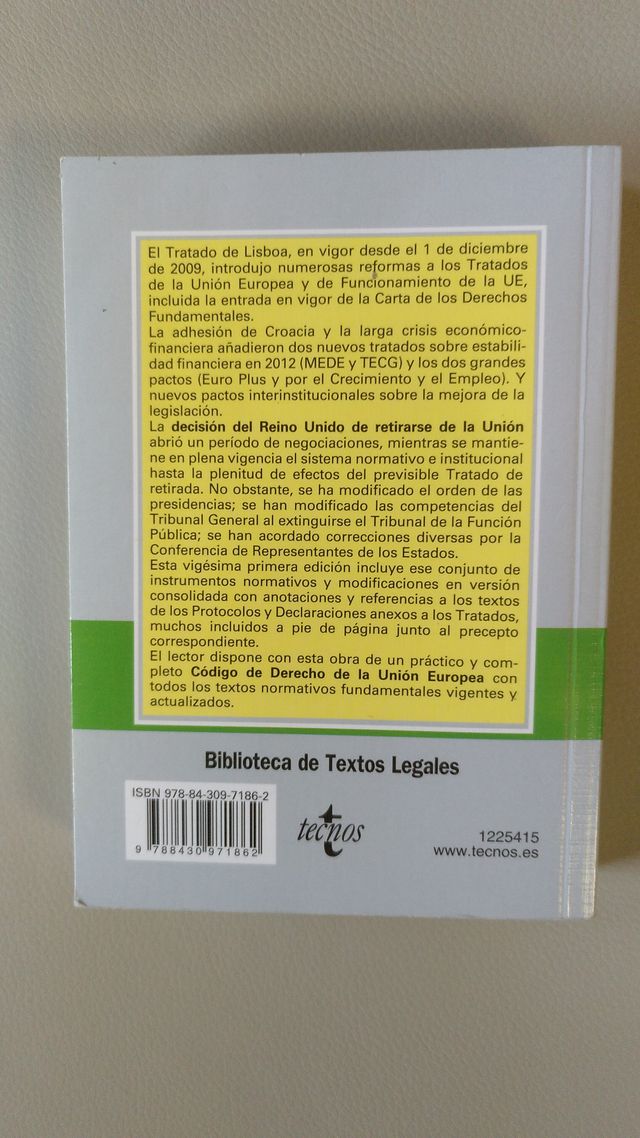 Tratado de la Unión Europea y Funcionamiento