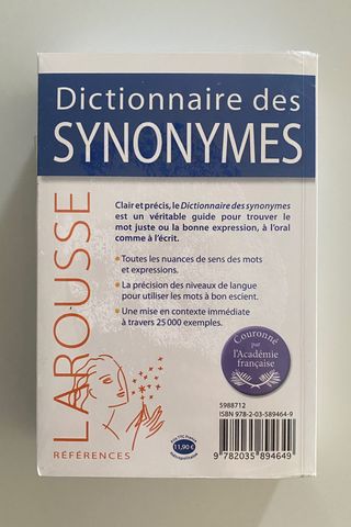 Diccionario francés de sinónimos
