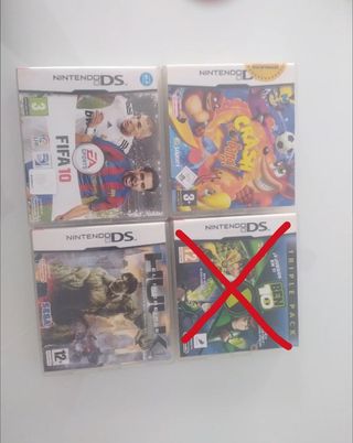 Pack 4 juegos Nintendo DS