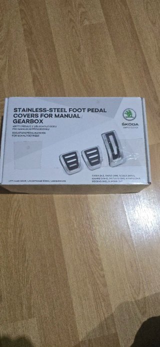PEDALES CROMADOS SKODA