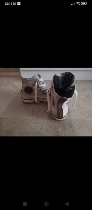 Converse Beige con puntera