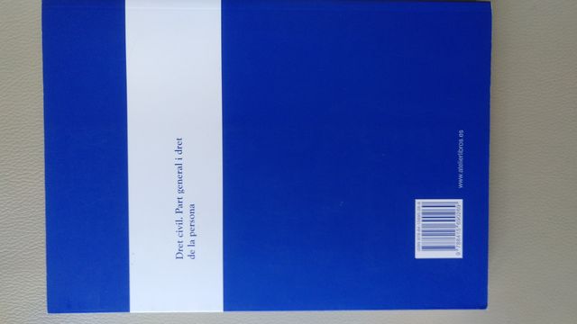 Dret Civil. Part general i dret de la persona