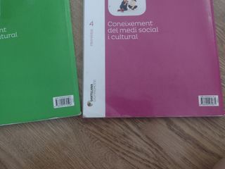 Libros Santillana de 4t de primària