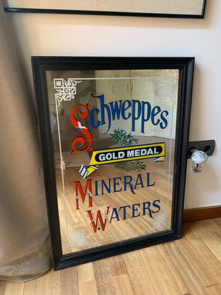 Cuadro espejo Schweppes tónica