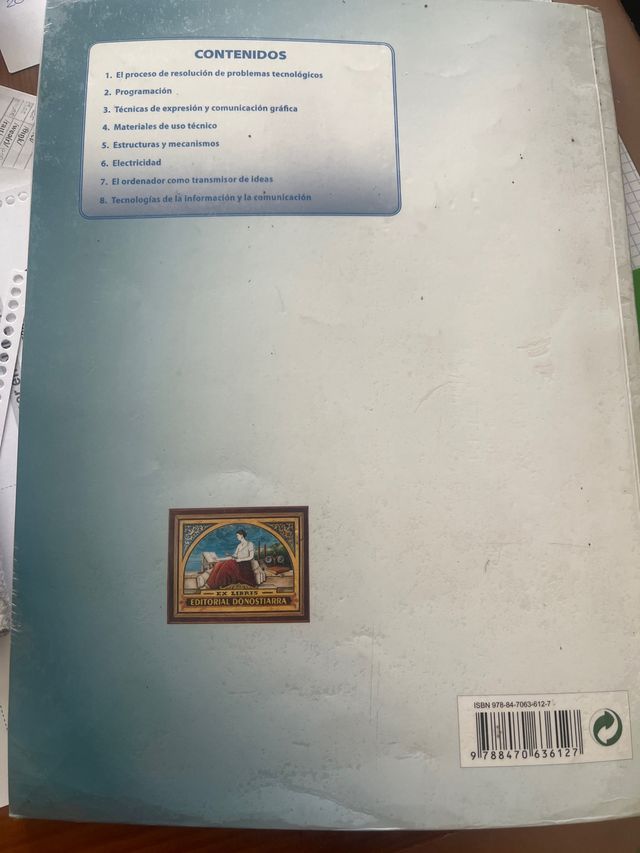 libro de texto tecnologia 1 eso 9788470636127