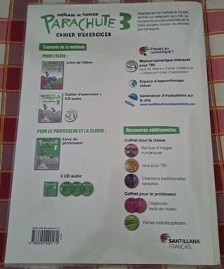 Livre+ cahier Parachute 3ESO
