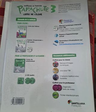 Livre+ cahier Parachute 3ESO