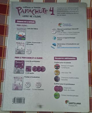 Libro Francés Parachute 4ESO